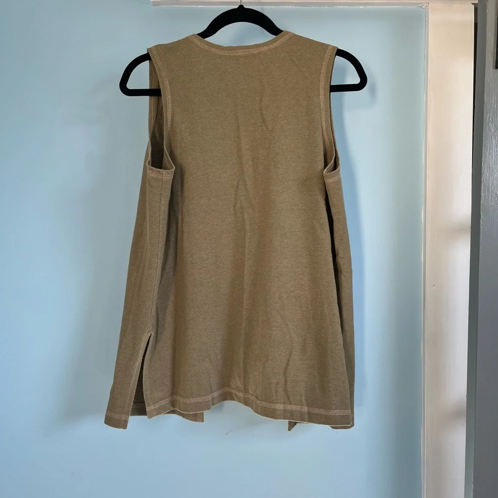 Vintage JL Plum button long vest tank top - Picture 2 of 7